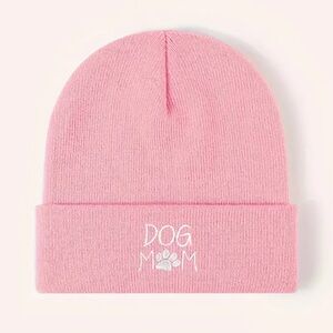 🆕 Dog mom Beanie hat pink